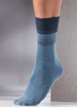 Herren BADER Achterpack Socken mit druckfreiem Bund