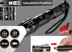 MAXXMEE Akkubetriebene Taschenlampe