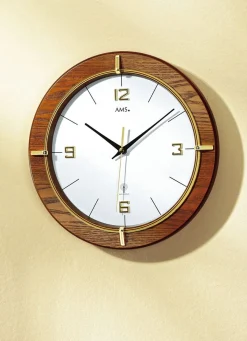 BADER "AMS" Wanduhr mit Funkuhrwerk