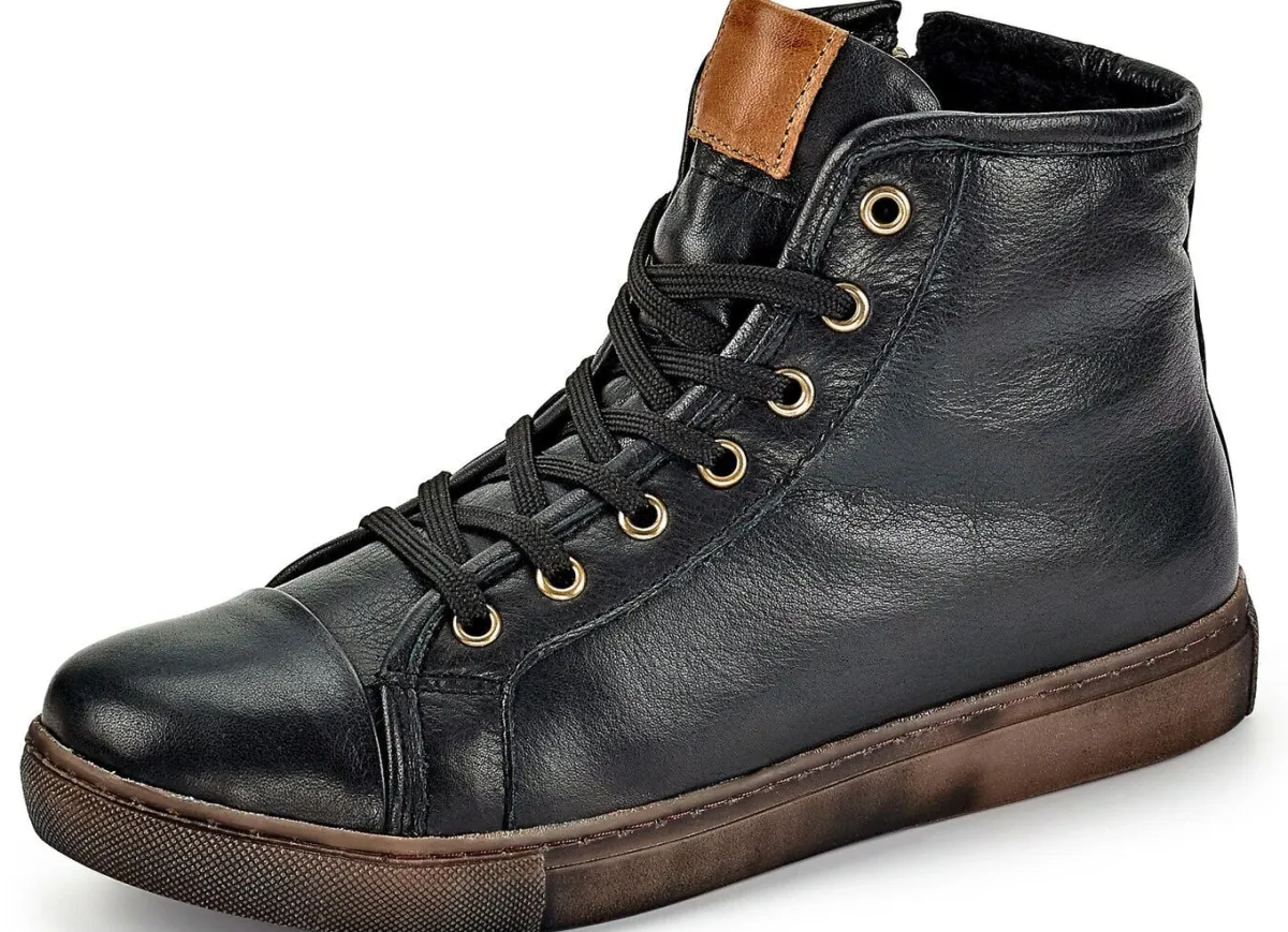 Damen BADER Andrea Conti, klassiche Damen-Stiefeletten, Winterschuhe, mit herausnehmbarem Fußbett