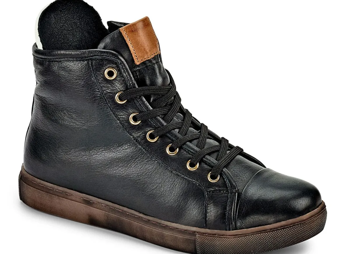 Damen BADER Andrea Conti, klassiche Damen-Stiefeletten, Winterschuhe, mit herausnehmbarem Fußbett