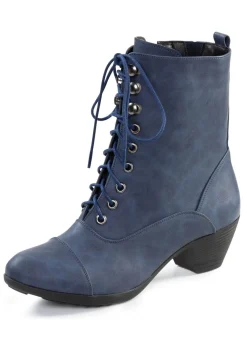 Damen BADER Andrea Conti, modische Damen-Stiefeletten, Winterschuhe, mit Reißverschluss