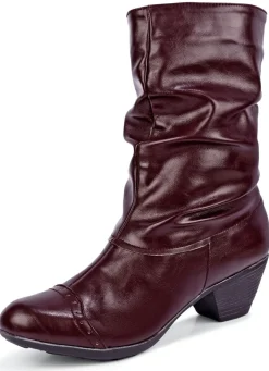 Damen BADER Andrea Conti, modische Damen-Stiefeletten, Winterschuhe, mit Reißverschluss
