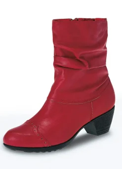 Damen BADER Andrea Conti, modische Damen-Stiefeletten, Winterschuhe, mit Reißverschluss