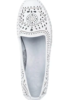 Damen ANDREA CONTI Mokassin-Slipper aus Rind-Nappaleder