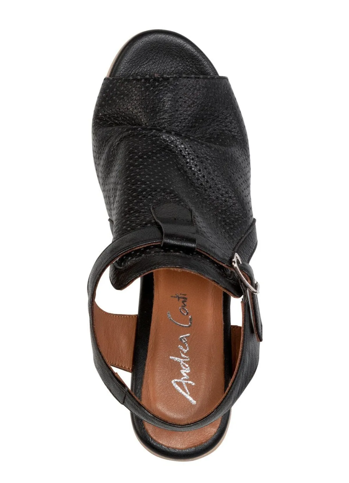 Damen BADER Andrea Conti Sandalette mit Zier-Perforation