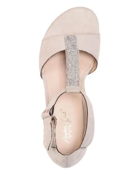 Damen BADER Andrea Conti, schicke Damen-Sandaletten, mit Klettspange