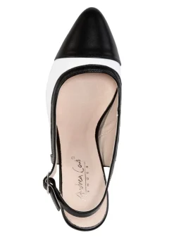 Damen ANDREA CONTI , schicke Damen-Slingpumps, mit Gummizug
