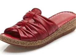 Damen ANDREA CONTI Schlauchriemchen-Pantolette aus Nappaleder