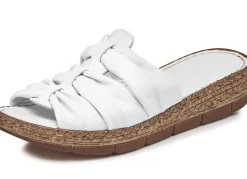 Damen ANDREA CONTI Schlauchriemchen-Pantolette aus Nappaleder