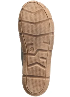 Damen ANDREA CONTI Schnür-Bootie mit Schaftrand aus kariertem Textil