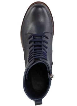 Damen ANDREA CONTI Schnür-Stiefelette aus Rind-Nappaleder
