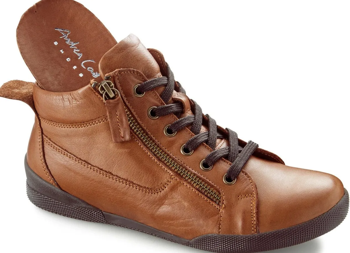 Damen ANDREA CONTI , sportive Damen-Boots, mit herausnehmbarem Fußbett