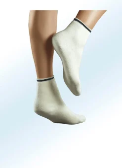 Damen BADER Angora-Bettsocken mit weichem Softbund