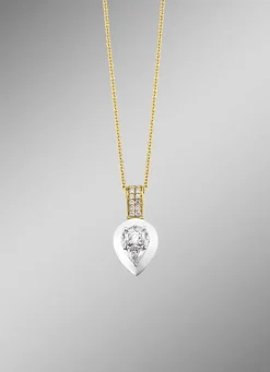 Damen BADER Anhänger mit Brillanten und Diamanten