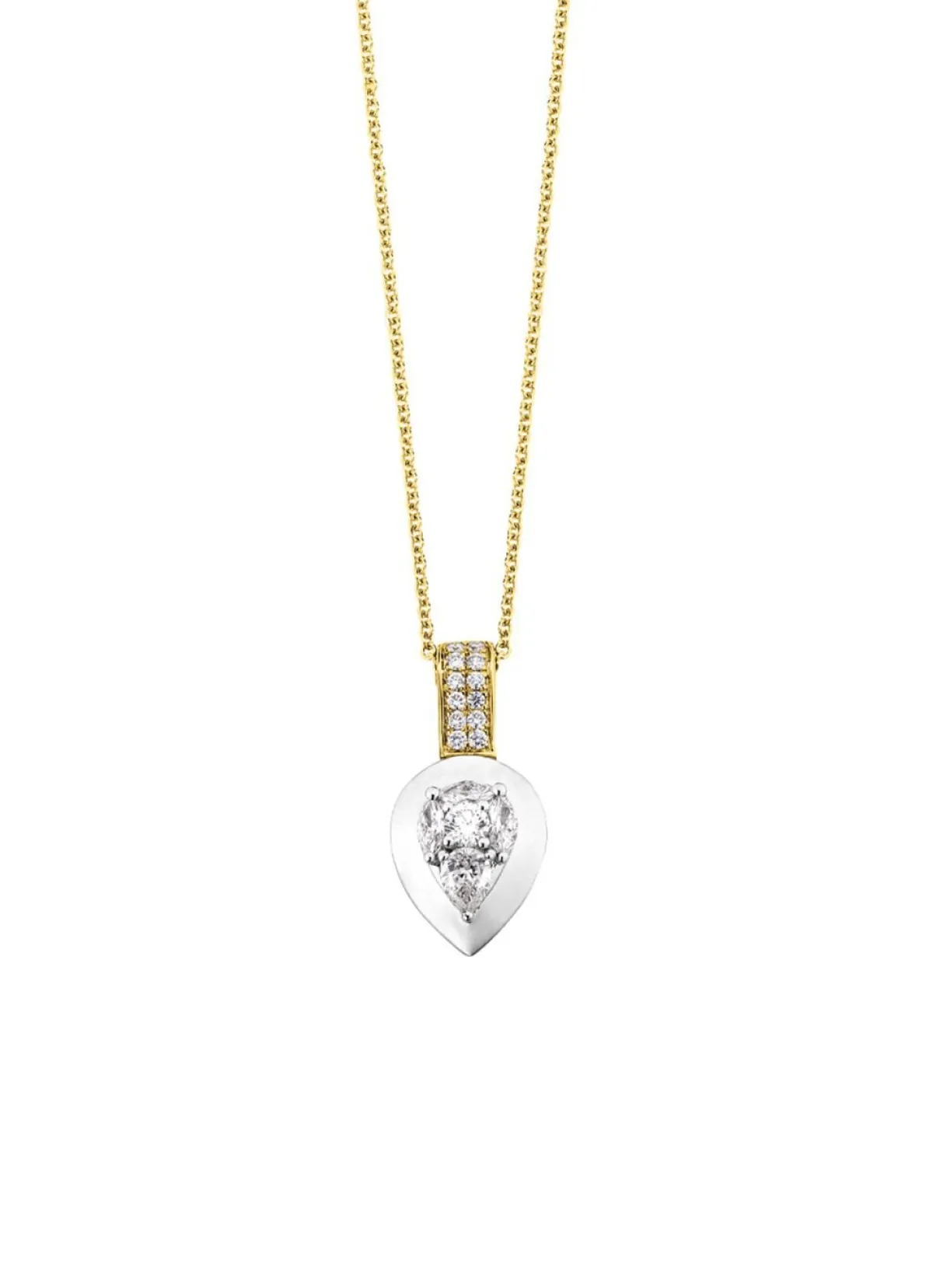 Damen BADER Anhänger mit Brillanten und Diamanten