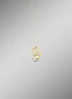 Damen BADER Anhänger mit Brillanten und Peridot