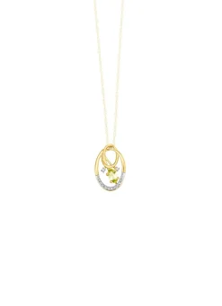 Damen BADER Anhänger mit Brillanten und Peridot