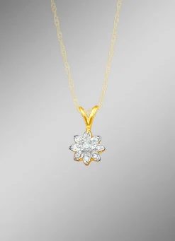 Damen BADER Anhänger mit Brillant und Diamanten