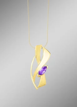 Damen BADER Anhänger mit echt Amethyst