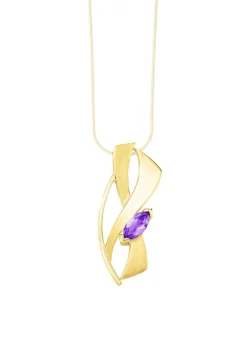 Damen BADER Anhänger mit echt Amethyst