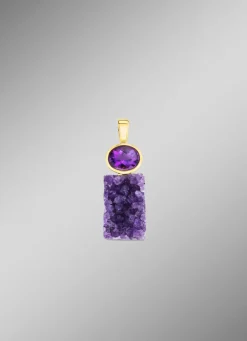 Damen BADER Anhänger mit echter Amethyst-Faszination