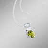 Damen BADER Anhänger mit echt Peridot und synth. Zirkonia
