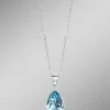 Damen BADER Anhänger mit Swarovski®-Kristall und Ankerkette