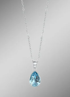 Damen BADER Anhänger mit Swarovski®-Kristall und Ankerkette