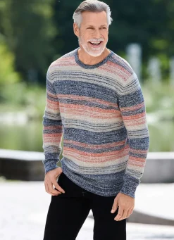 Herren BADER Ansprechender Rundhalspullover