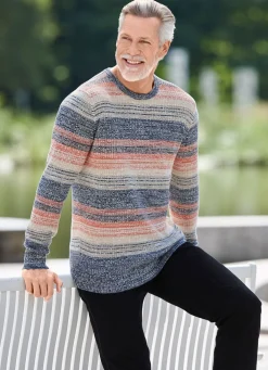 Herren BADER Ansprechender Rundhalspullover