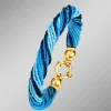 Damen BADER Armband mit Muranoglas in Blautönen