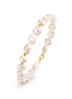 Damen BADER Armband mit SW-Zuchtperlen und Keshi-Perlen