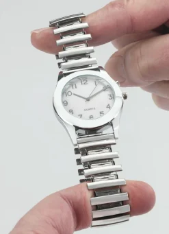 Damen BADER Armbanduhr mit Stretcharmband
