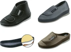 Damen BADER Atmungsaktiver Klima-Klettschuh mit Filzschalensohle