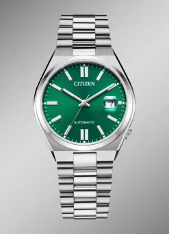 Herren CITIZEN Automatik Herrenuhr aus Edelstahl