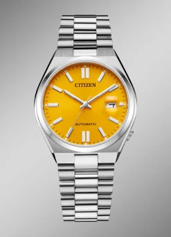 Herren CITIZEN Automatik Herrenuhr aus Edelstahl