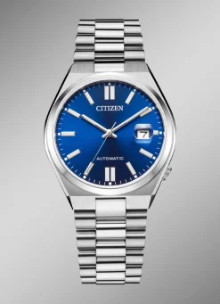 Herren CITIZEN Automatik Herrenuhr mit Edelstahlband
