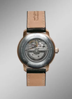Herren BADER Automatik-Herrenuhr mit offenem Uhrwerk von Zeppelin