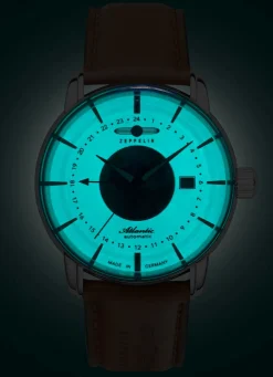 Herren ZEPPELIN Automatik-Herrenuhr, -Atlantic 8468-5