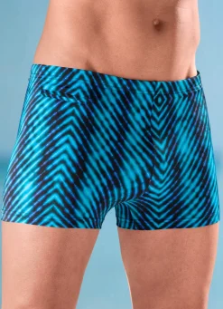 Herren BADER Badehose in höherer Kastenform mit Reißverschlusstasche