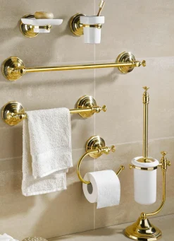 BADER Badezimmer-Accessoires aus Messing und Keramik