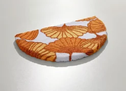 Webana Badgarnitur mit Ginkgoblätter-Motiv