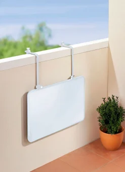 BADER Balkon-Hängetisch mit Stahlrohrgestell