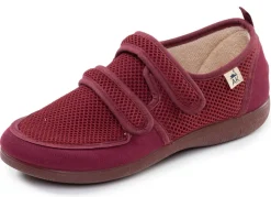 Damen BADER Bequeme Damen-Klettschuhe, Weite H, aus Mesh und Textilmaterial