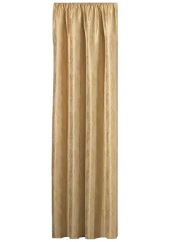 BADER Übergardine mit Blatt-Musterung