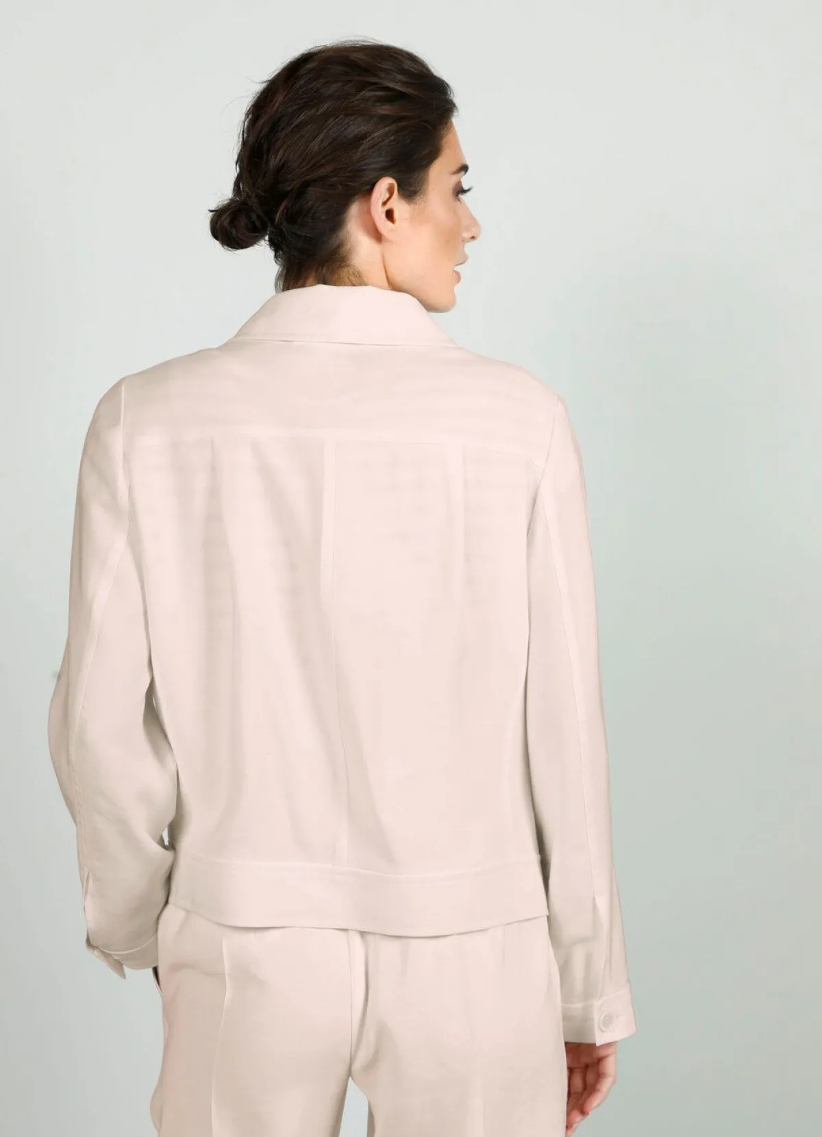 Damen BADER Blazer in Leinen-Optik