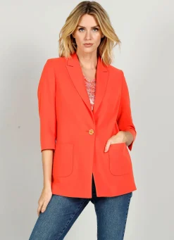 Damen BADER Blazer mit geschlitztem 3/4 Arm