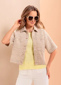 Damen BADER Blazer mit Glitzereffekten