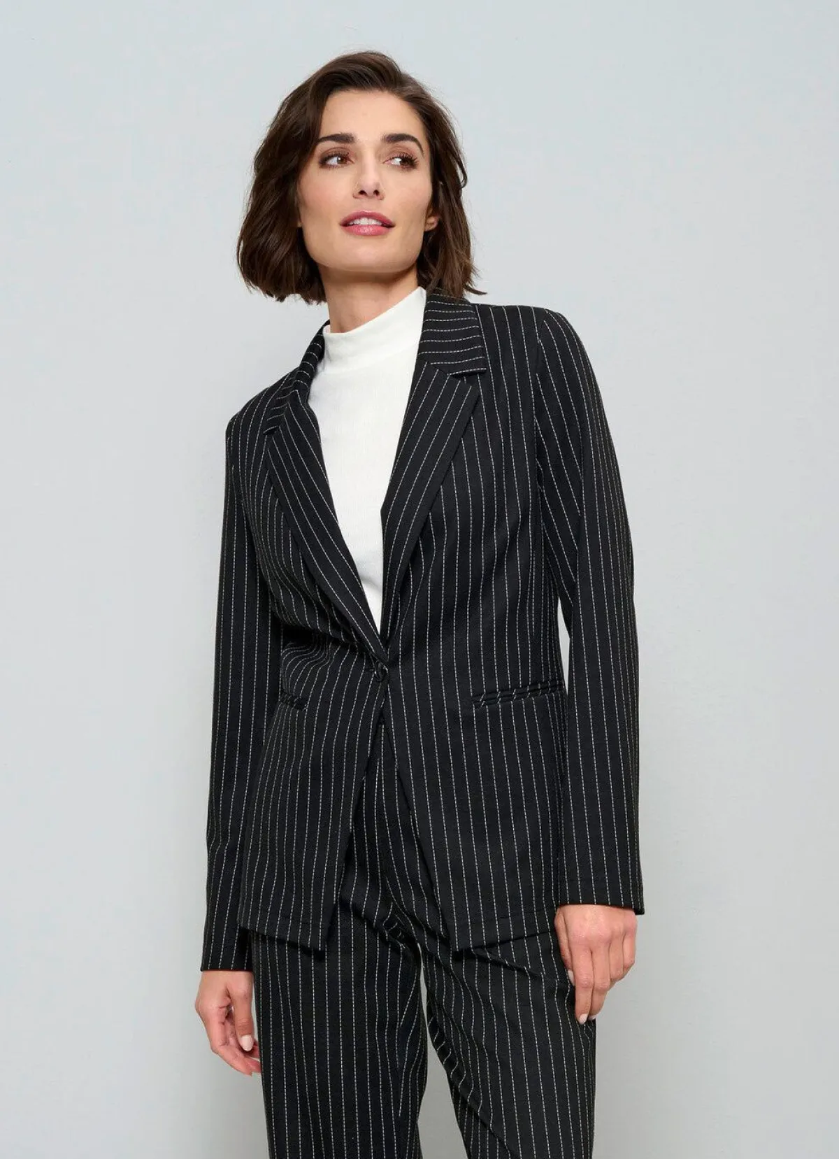 Damen BADER Blazer mit Streifendessin